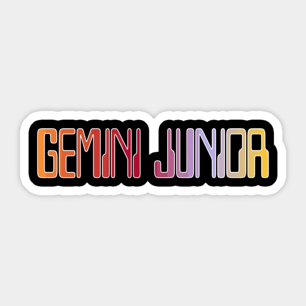 Gemini Junior Sticker by gocomedyimprov